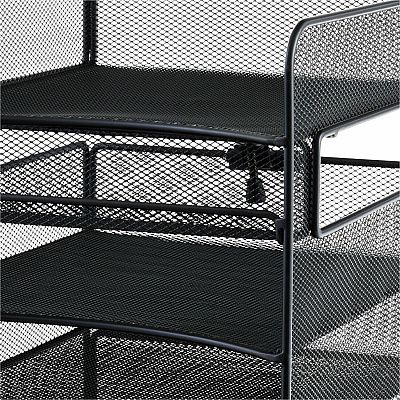 Safco Onyx Horizontal Hanging Desktop Storage (SAF3240BL)