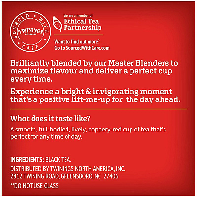 TWININGS English Breakfast Black Tea K-Cup (TWG08755)