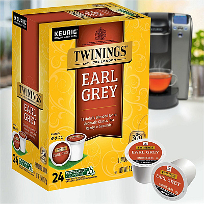 TWININGS Earl Grey Flavoured Black Tea K-Cup (TWG08756)