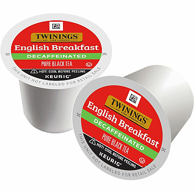 TWININGS Decaf English Breakfast Black Tea K-Cup (TWG08757)
