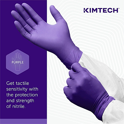 KIMTECH Purple Nitrile Exam Gloves (KCC55081CT)