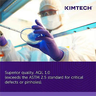 KIMTECH Purple Nitrile Exam Gloves (KCC55081CT)
