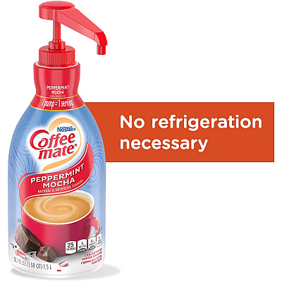 Coffee-mate Coffee-mate Peppermint Mocha Liquid Creamer Pump Bottle - Gluten-Free (NES29600)