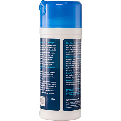 Digital Innovations ScreenDr Wet/Dry Streak-Free Wipes, 70-pack (ASP40308)