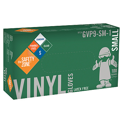 Safety Zone 3 mil General-purpose Vinyl Gloves (SZNGVP9SM1)