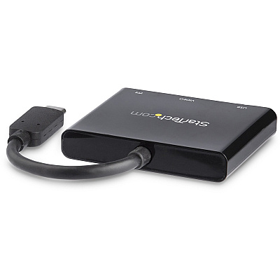 StarTech Usb C Multiport Adapter With Hdmi & Usb 3.0 Port - 60w Pd - 4k 30hz - Mac & Windows - Usb Type C All In One Video Adapter (CDP2HDUACP)