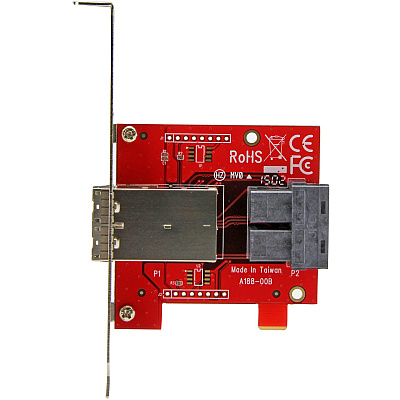 StarTech Mini-sas Adapter - Dual Sff-8643 To 8644 (SFF86448PLT2)