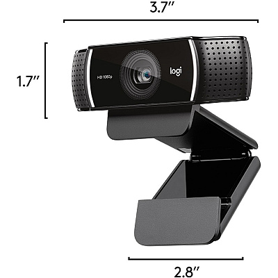 Logitech C922 Webcam - 2 Megapixel - 60 fps - USB 2.0 (LOG960001087)