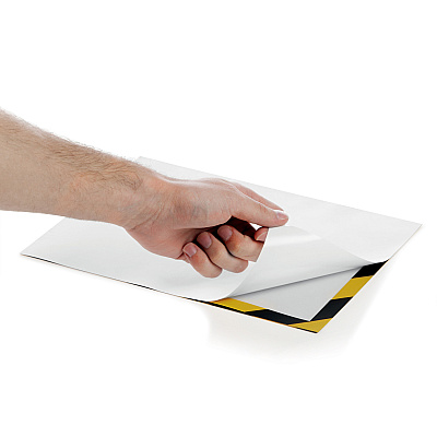 Durable DURAFRAME SECURITY Self-Adhesive Magnetic Letter Sign Holder (DBL4770130)