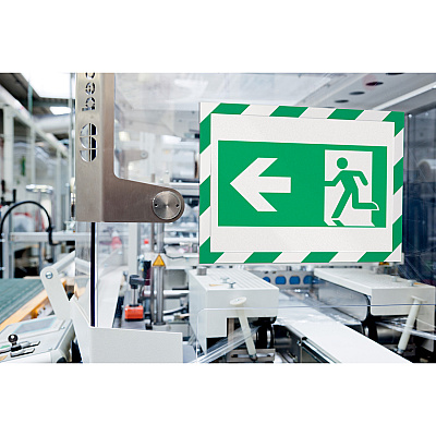 Durable DURAFRAME SECURITY Self-Adhesive Magnetic Letter Sign Holder (DBL4770131)