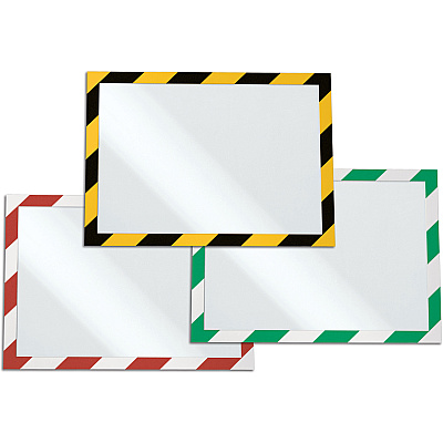 Durable DURAFRAME SECURITY Self-Adhesive Magnetic Letter Sign Holder (DBL4770132)