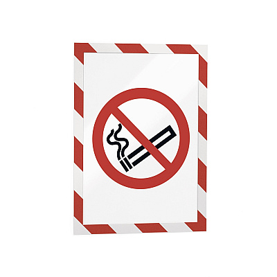 Durable DURAFRAME SECURITY Self-Adhesive Magnetic Letter Sign Holder (DBL4770132)