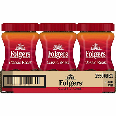 Folgers Instant Classic Roast Coffee (FOL20629)