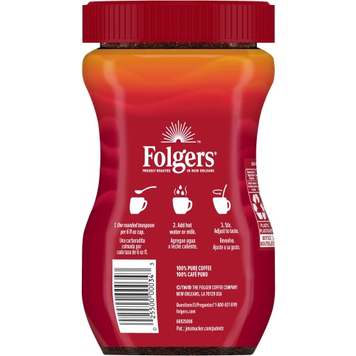 Folgers Instant Classic Roast Coffee (20629)