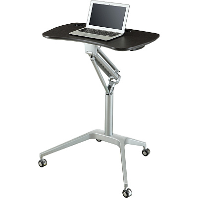 Lorell Gas Lift Height-Adjustable Mobile Desk (LLR84838)