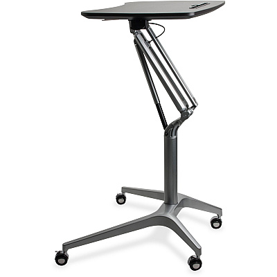 Lorell Gas Lift Height-Adjustable Mobile Desk (LLR84838)