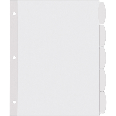 Avery Big Tab Printable Label Dividers, Easy Peel Labels, 5 Tabs (AVE14432)