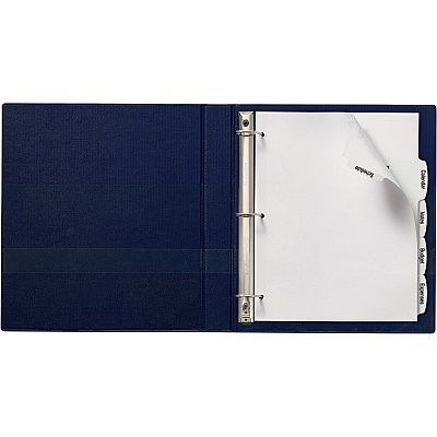 Avery Big Tab Printable Large White Label Dividers (AVE14438)