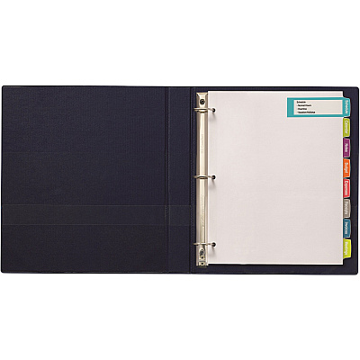 Avery Big Tab Printable Large White Dividers with Easy Peel, 8 Tabs (AVE14441)