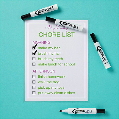 Avery Marks A Lot Desk-Style Dry-Erase Markers (AVE98207)