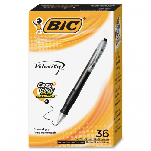 BIC Retractable Ballpoint Pens (VLG361BK)