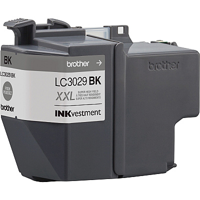 Brother Genuine LC3029BK INKvestment Super High Yield Black Ink Cartridge