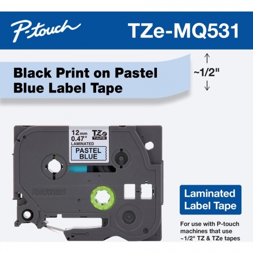 Brother P-Touch TZe Laminated Tape (TZEMQ531)
