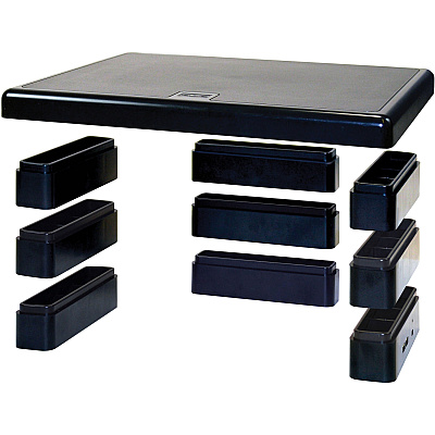 DAC Stax Ergonomic Height Adjustable Monitor Stand with 2 USB Ports (DTA02159)