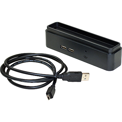 DAC Stax Ergonomic Height Adjustable Monitor Stand with 2 USB Ports (DTA02159)