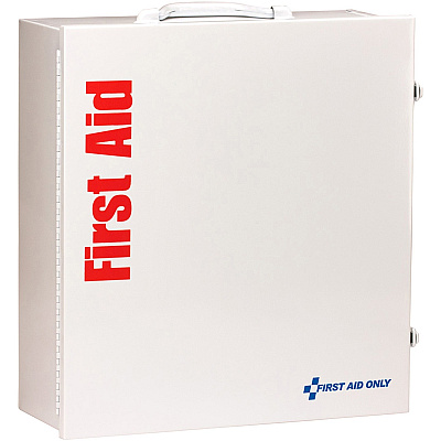 First Aid Only 3-Shelf First Aid Cabinet with Medications - ANSI Compliant (FAO90575)