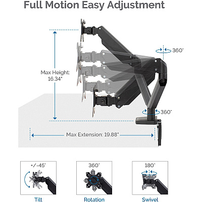 Fellowes Platinum Series Dual Monitor Arm (8042501)