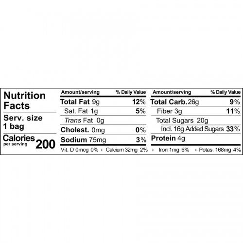 Sahale Snacks Fruit/Nut Trail Snack Mix (00330)