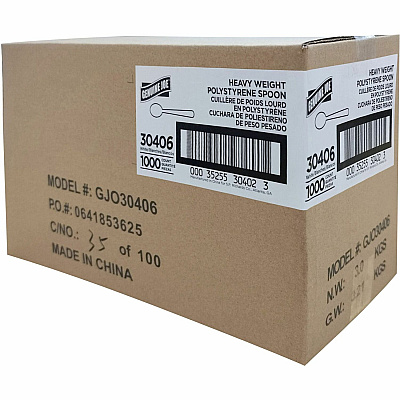 Genuine Joe Heavyweight Disposable Soup Spoons (GJO30406)