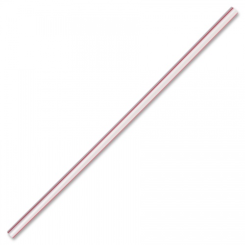 Genuine Joe Jumbo Striped Straws (58944)