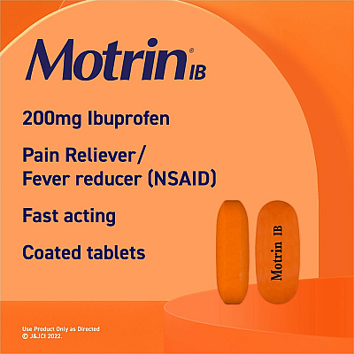 Motrin IB Ibuprofen Tablets (JOJ048101)