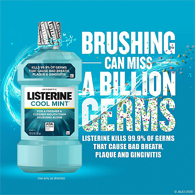 LISTERINE Cool Mint Antiseptic Mouthwash (JOJ42755)