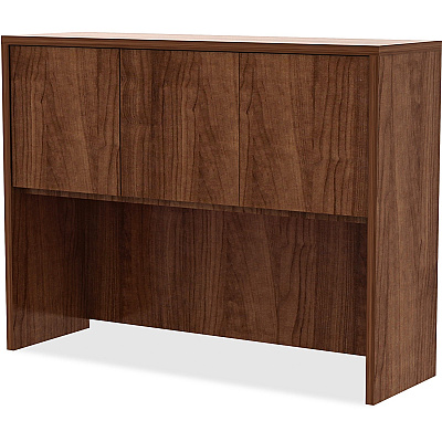 Lorell Essentials Series Stack-on Hutch with Doors (LLR34397)