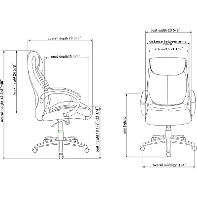 Lorell Executive High-Back Office Chair (LLR59498)