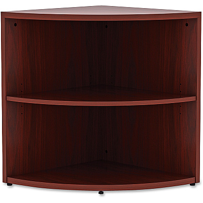 Lorell Essentials Series Desk End Corner Bookcase (LLR69893)