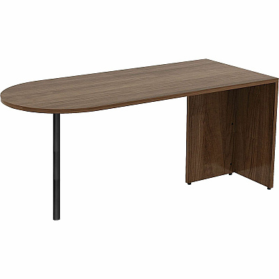 Lorell Essentials Series Peninsula Desk Box 1 of 2 (LLR69959)