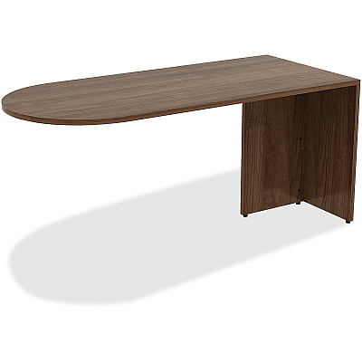 Lorell Essentials Series Peninsula Desk Box 1 of 2 (LLR69959)