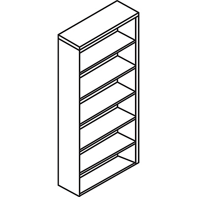 Lorell Laminate Bookcase (LLR99791)