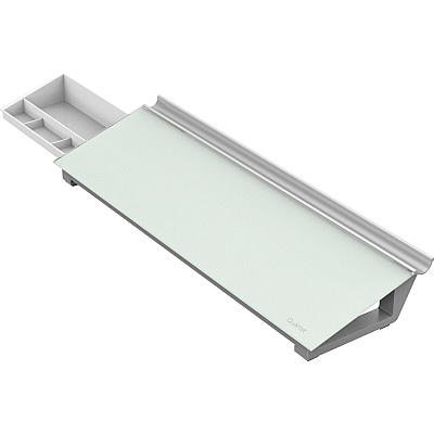 Quartet Glass Dry-Erase Desktop Computer Pad (QRTGDP186)