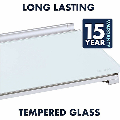 Quartet Glass Dry-Erase Desktop Computer Pad (QRTGDP186)