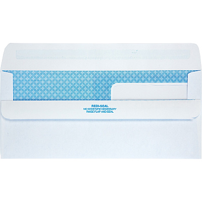 Quality Park No. 9 Double Window Security Tint Envelopes with Self-Seal Closure (QUA24519)