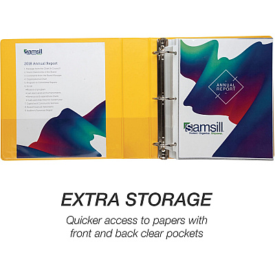 Samsill Economy 2" Round-Ring View Binder (SAM18561)