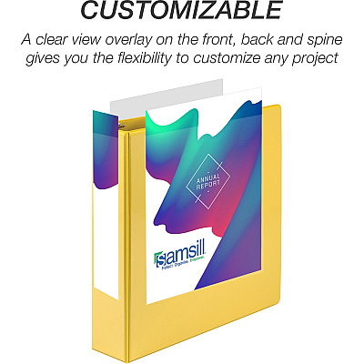 Samsill Economy 2" Round-Ring View Binder (SAM18561)