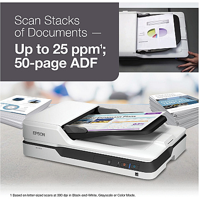 Epson WorkForce DS-1630 Flatbed Scanner - 1200 dpi Optical (EPSB11B239201)