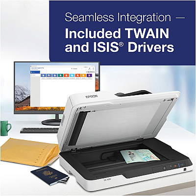 Epson WorkForce DS-1630 Flatbed Scanner - 1200 dpi Optical (EPSB11B239201)