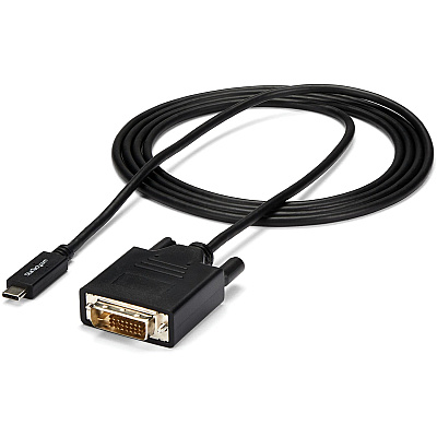 StarTech Cable - Usb-c Dvi - Black - 6.6 Ft/2m (CDP2DVIMM2MB)